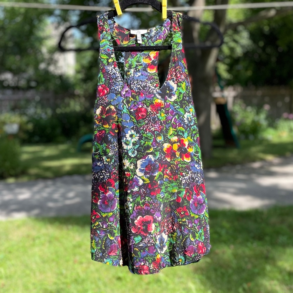 Whimsigoth Dark Floral Top